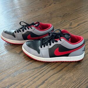 Nike Athletic Shoes - Gray, Black, Red